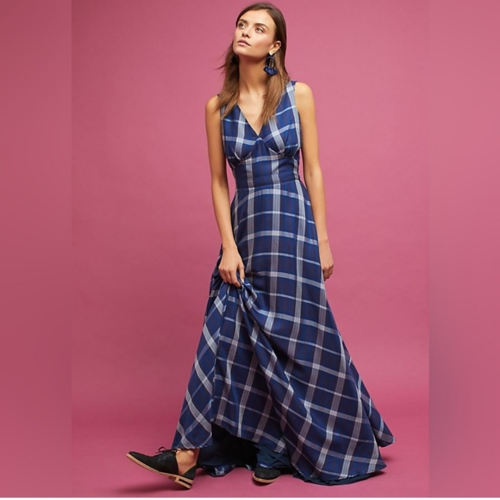 NWT $524 Anthropologie Harshnan Rainer Maxi Dress Size XSP